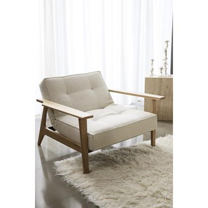 Innovation Fauteuil Splitback met Eiken Arm