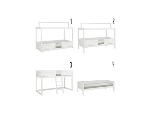 LifeTime 4-in-1 bed met dakframe