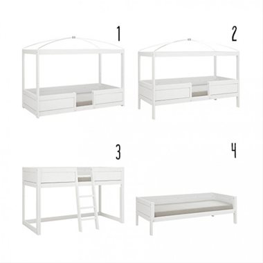 LifeTime 4-in-1 bed Hemelbed