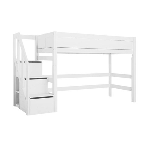 LifeTime Hoogslaper met Trapkast 152 cm