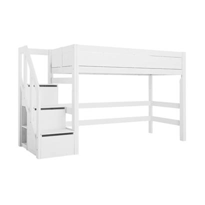 LifeTime Hoogslaper met Trapkast 152 cm