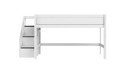 LifeTime Halfhoogslaper met Trapkast 128 cm 120/200