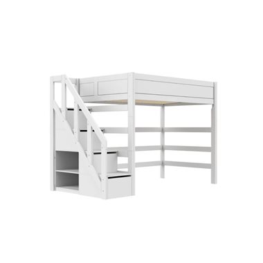 LifeTime Hoogslaper met Trapkast 177 cm 120/200