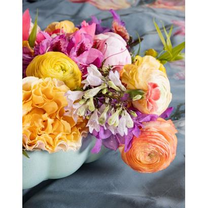 Essenza Dekbedovertrek Painter's Garden Denim 140 x 220 cm                                                