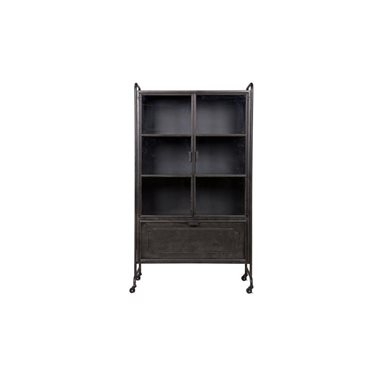 BePureHome Vitrinekast Steel Zwart