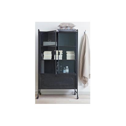 BePureHome Vitrinekast Steel Zwart
