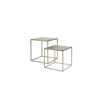 BePureHome Bijzettafel Metallic (Set van 2)