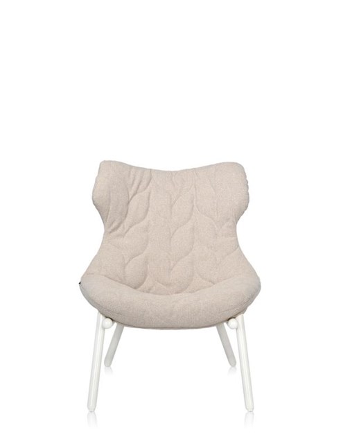 Kartell Fauteuil Foliage Wit Onderstel