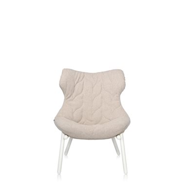 Kartell Fauteuil Foliage Wit Onderstel