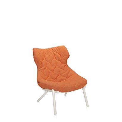 Kartell Fauteuil Foliage Wit Onderstel