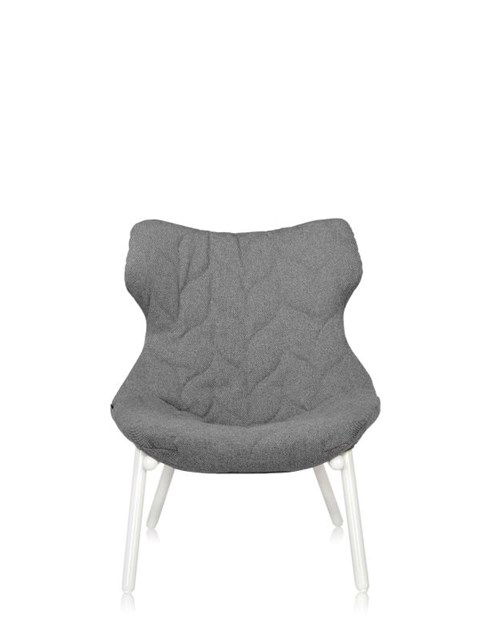 Kartell Fauteuil Foliage Wit Onderstel