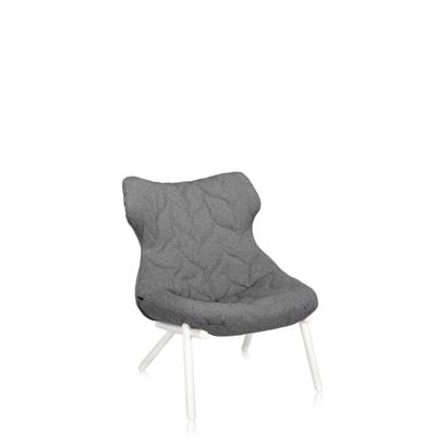 Kartell Fauteuil Foliage Wit Onderstel