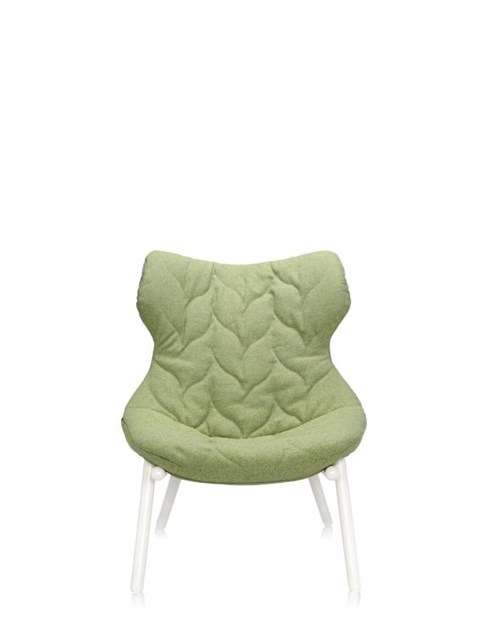 Kartell Fauteuil Foliage Wit Onderstel