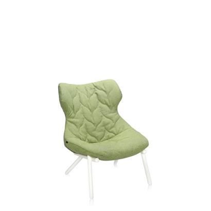 Kartell Fauteuil Foliage Wit Onderstel