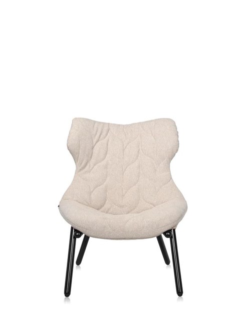 Kartell Fauteuil Foliage Zwart Onderstel