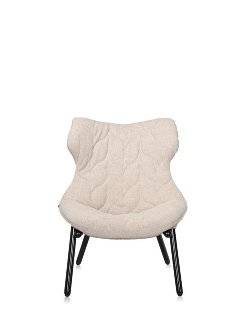 Kartell Fauteuil Foliage Zwart Onderstel