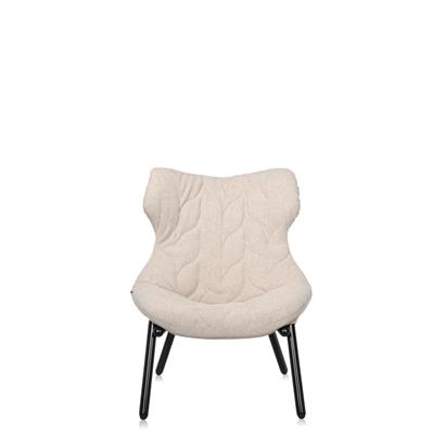 Kartell Fauteuil Foliage Zwart Onderstel