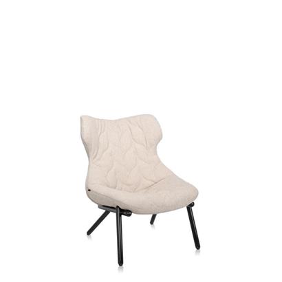 Kartell Fauteuil Foliage Zwart Onderstel