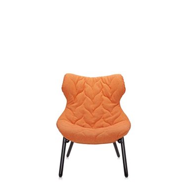 Kartell Fauteuil Foliage Zwart Onderstel