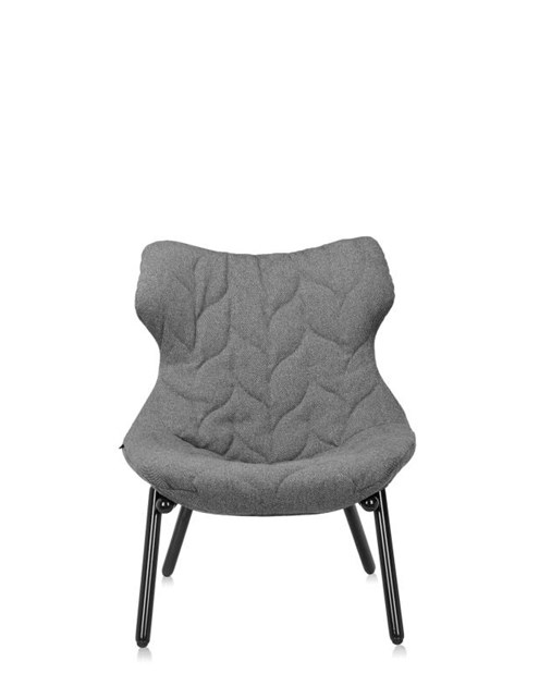 Kartell Fauteuil Foliage Zwart Onderstel