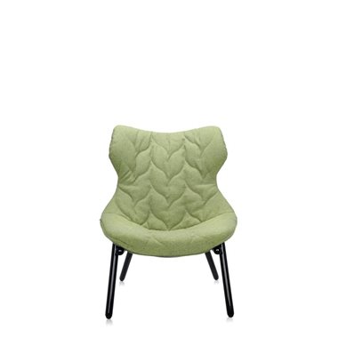 Kartell Fauteuil Foliage Zwart Onderstel