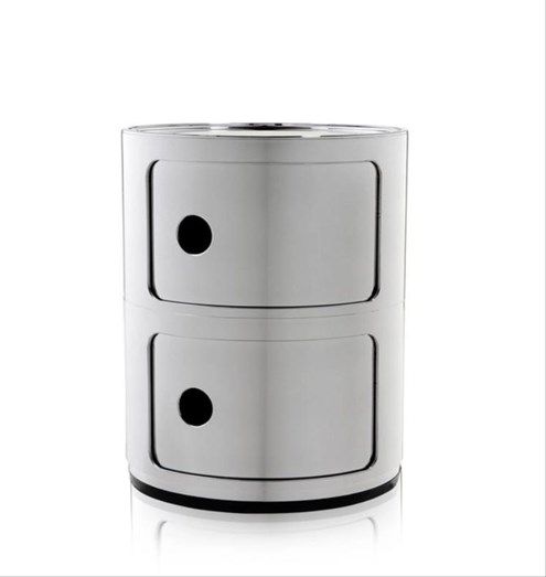 Kartell Kastje Componibili Metal 2 Deurs