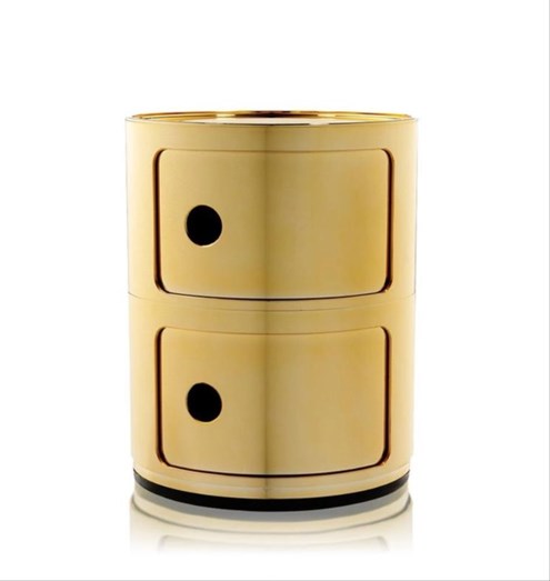 Kartell Kastje Componibili Metal 2 Deurs
