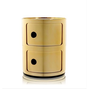 Kartell Kastje Componibili Metal 2 Deurs