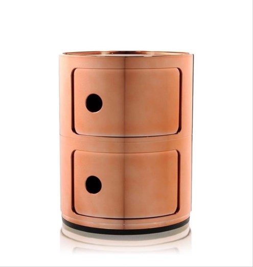 Kartell Kastje Componibili Metal 2 Deurs