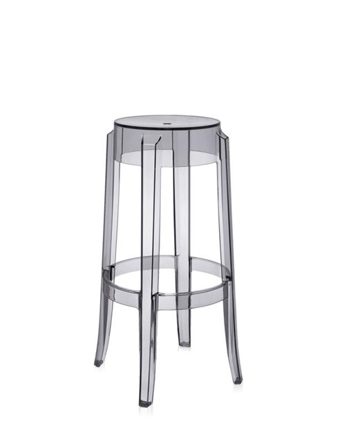 Kartell Barkruk Charles Ghost Hoog