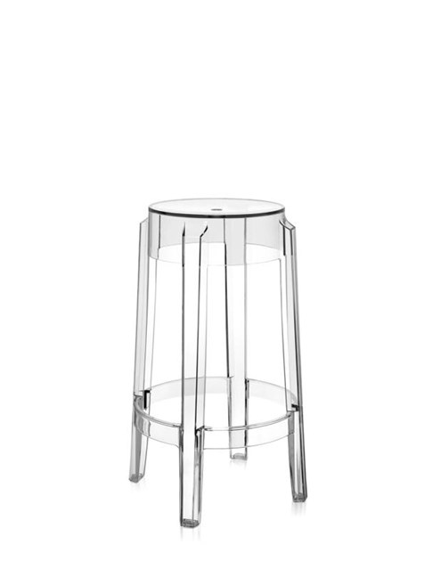 Kartell Barkruk Charles Ghost Laag