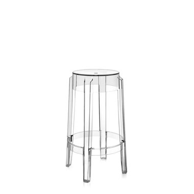 Kartell Barkruk Charles Ghost Laag