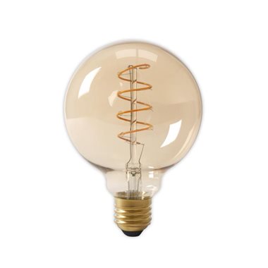 Lichtbron LED Globe Flex Goud Dimbaar Groot