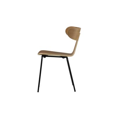 BePureHome Stoel Form Hout/Metaal