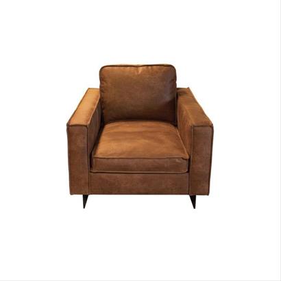 Fauteuil Texas 1,5-zits Cognac 105 cm                                                      