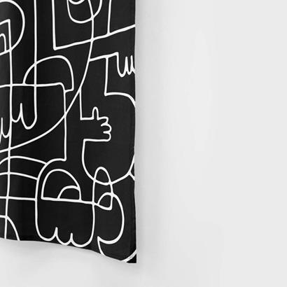 Urban Cotton Wandkleed Doodles L (190 x 145 cm)                                            