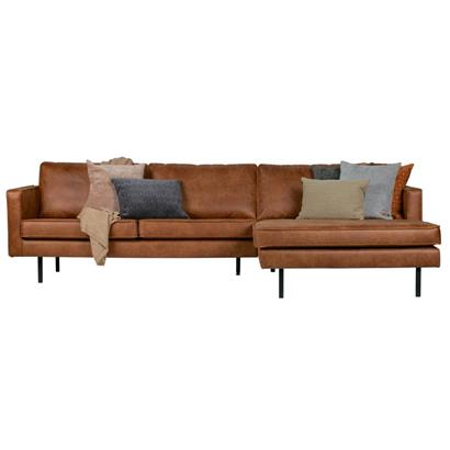 BePureHome 3-Zits Bank Rodeo Met Chaise Longue Rechts