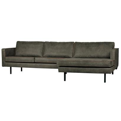 BePureHome 3-Zits Bank Rodeo Met Chaise Longue Rechts