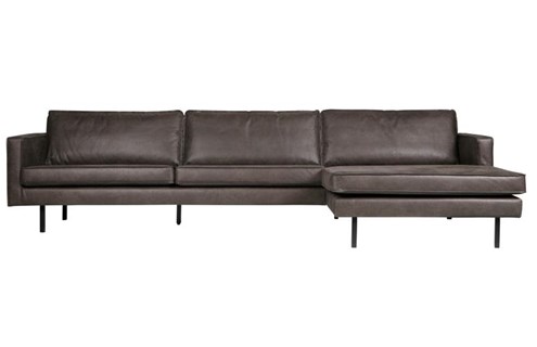 BePureHome 3-Zits Bank Rodeo Met Chaise Longue Rechts