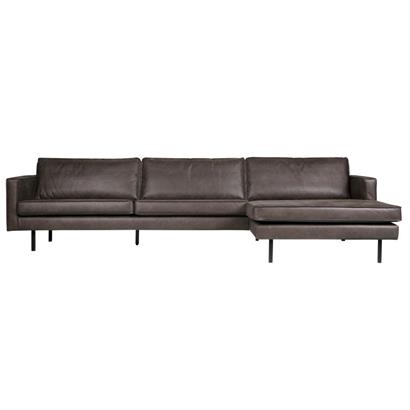 BePureHome 3-Zits Bank Rodeo Met Chaise Longue Rechts