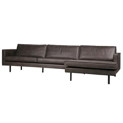 BePureHome 3-Zits Bank Rodeo Met Chaise Longue Rechts