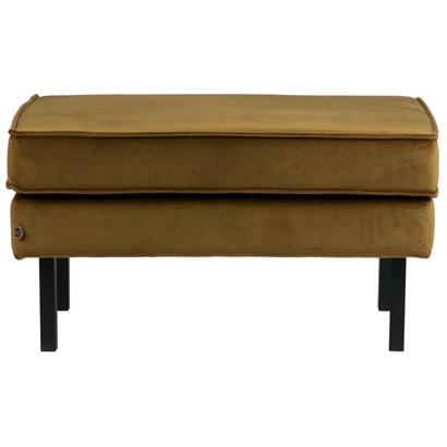 BePureHome Hocker Rodeo Velvet op poten