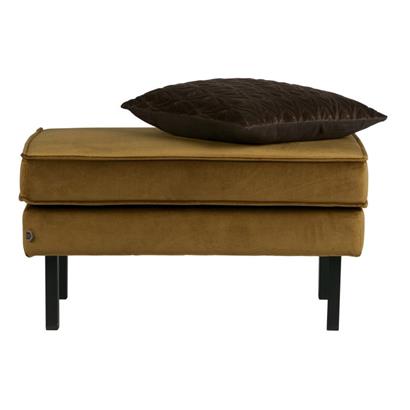 BePureHome Hocker Rodeo Velvet op poten