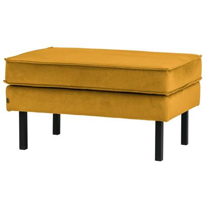 BePureHome Hocker Rodeo Velvet op poten