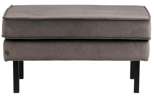 BePureHome Hocker Rodeo Velvet op poten