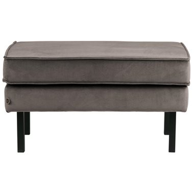 BePureHome Hocker Rodeo Velvet op poten