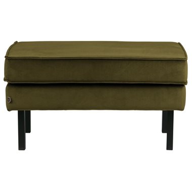 BePureHome Hocker Rodeo Velvet op poten