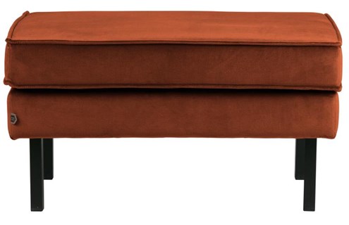 BePureHome Hocker Rodeo Velvet op poten