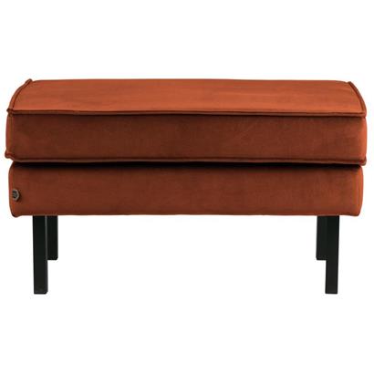 BePureHome Hocker Rodeo Velvet op poten