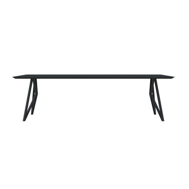 Eettafel Butterfly Zwart 200x90x3 cm                                                 